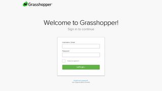 
                            3. Grasshopper account - Grasshopper Dealer Portal