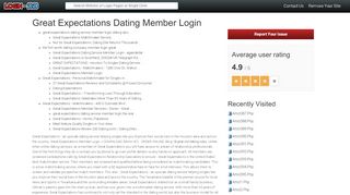 
                            5. Great Expectations Dating Member Login | Gcvxbljskpuac ... - Great Expectations Member Portal