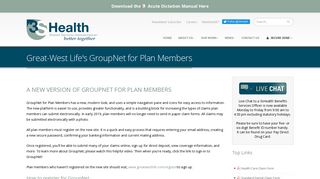 
                            7. Great-West Life GroupNet for Plan Members - 3sHealth - Great West Life Employee Portal