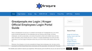 
                            8. Greatpeople.me Login | Kroger Official Employees Login Portal - Kroger Sign In Portal