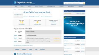 
                            5. Greenfield Co-operative Bank Reviews and Rates ... - Greenfield Coop Bank Portal