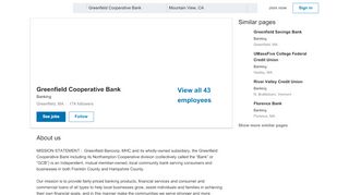 
                            7. Greenfield Cooperative Bank | LinkedIn - Greenfield Coop Bank Portal