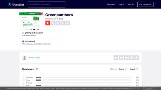 
                            7. Greenpanthera Reviews | Read Customer Service Reviews of ... - Greenpanthera Portal