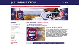 
Greenville Driving School| 911DrivingSchool.com  
