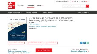 
                            2. Gregg College Keyboarding & Document Processing (GDP ... - Mcgraw Hill Gdp 11 Login