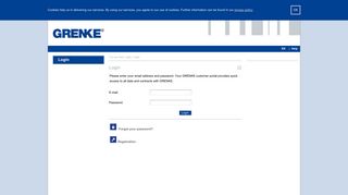 
                            1. GRENKE Customer Portal: Login - Grenkeleasing Portal