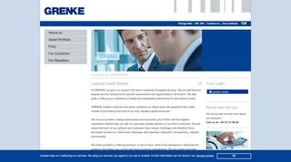 
                            8. GRENKELEASING: Welcome to GRENKE, your IT leasing ... - Grenkeleasing Portal