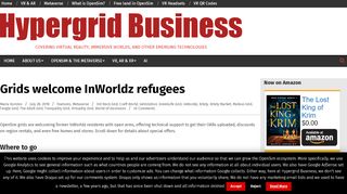 
                            8. Grids welcome InWorldz refugees – Hypergrid Business - Inworldz Portal