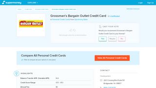
                            3. Grossman's Bargain Outlet Credit Card Reviews (Jan. 2020 ... - Bargain Outlet Credit Card Portal