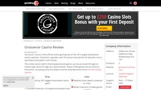 
                            3. Grosvenor Casino Bonus + Free Spins for the UK - Grosvenor Casino Sign In