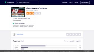 
                            7. Grosvenor Casinos Reviews | Read Customer Service ... - Grosvenor Casino Sign In