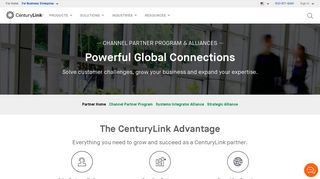 Grow Your Business as a CenturyLink Partner | CenturyLink - Centurylink Channel Alliance Portal