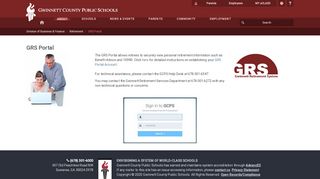 
GRS Portal | GCPS  
