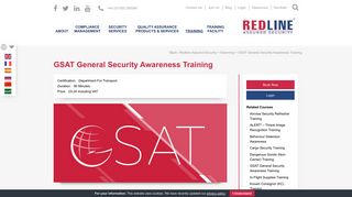 
                            3. GSAT General Security Awareness Training | Redline Assured ... - Gsat Training Login