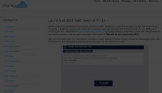 
                            6. GSTN To Launch GST Self Service Portal | GST Self Help Portal ... - Self Service Portal Gst