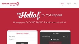 
                            2. Guam prepaid phone top up load credits online, DOCOMO ... - Docomo Pacific Prepaid Portal