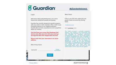
                            4. Guardian – MyGuardianRetirement