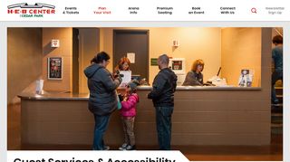 
                            3. Guest Services & Accessibility | H-E-B Center - Heb Guest Wifi Login