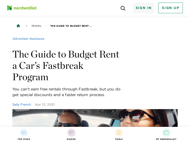
                            7. Guide to Budget Rental Car's Fastbreak Program - NerdWallet