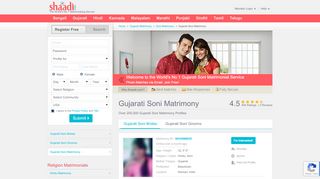 
Gujarati Soni Matrimonials - Shaadi.com  
