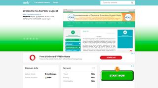 
                            12. gujdiploma.nic.in - Welcome to ACPDC Gujarat - Gujdiploma - Acpdc Portal
