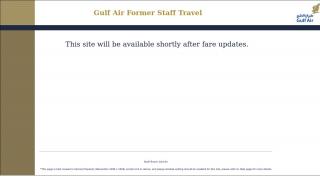 
                            6. Gulf Air Former Staff Travel This site will be available shortly after fare ... - Gulf Air Portal