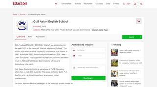 
Gulf Asian English School (Fees & Reviews) Sharjah, UAE ...  
