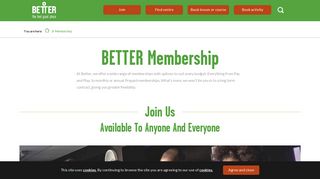 
Gym and Leisure Centre Memberships | Better  
