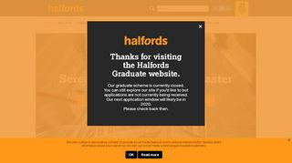 
                            7. Halfords Graduate Schemes - Retail, Commercial, IT and ... - Halfords Careers Portal