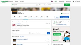 
                            4. Halfords Jobs | Glassdoor.co.uk - Halfords Careers Portal