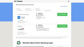
                            7. Hamilton Bank Online Banking Login - CC Bank - Hamilton Bank Portal