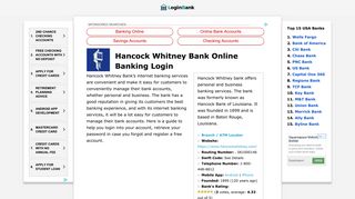 
                            8. Hancock Whitney Bank Online Banking Login ⋆ Login Bank - Whitney Bank Online Banking Portal
