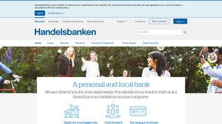 Handelsbanken: Personal - Handelsbanken Portal English