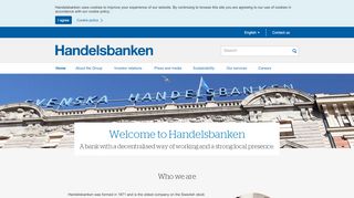 
                            8. Handelsbanken: Welcome to our group website - Handelsbanken Dk Portal