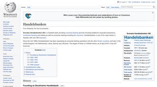 Handelsbanken - Wikipedia - Handelsbanken Portal English