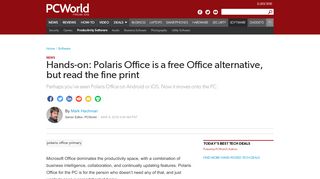 
                            6. Hands-on: Polaris Office is a free Office alternative, but read ... - Polaris Office Sign In