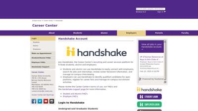
                            6. Handshake Career Center Kansas State University