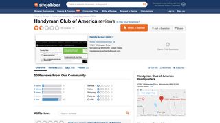 
                            6. Handyman Club of America Reviews - 63 Reviews of Handy ... - Handymanclub Home Portal