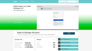 
                            2. hapsgloballlc.com - HAPS Global, LLC & MG Holdings ... - Sur.ly - Haps Global Login