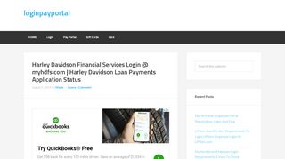 
                            4. Harley Davidson Financial Services Login @ myhdfs.com - Myhdfs Portal