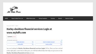 
                            9. Harley-davidson financial services Login at www.myhdfs.com - Myhdfs Portal