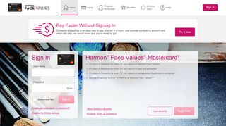 
                            6. Harmon® Face Values® Mastercard® - Manage your account - Harmons Portal