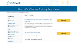 
                            5. Harris CareTracker - Training Resources – Cengage - Caretracker Emr Portal