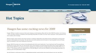 
                            5. Haugen has some exciting news for 2019! - Haugen OB/GYN Associates - Haugen Obgyn Patient Portal