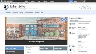 
Hayhurst Elementary School / Homepage
