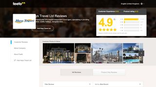 
                            5. Hays Travel Ltd Reviews | Customer Reviews Of www ... - Feefo - Www Haystravel Co Uk Extranet Login Pl