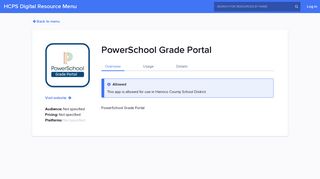 
                            3. HCPS Digital Resource Menu - Hcps Powerschool Teacher Portal