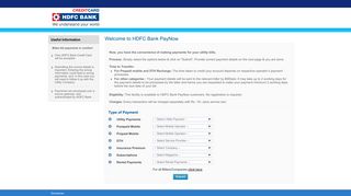 
                            8. HDFC Bank PayNow - BillDesk - Hdfc Netbanking Login Mobile Recharge