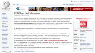 
                            5. HDFC Ergo Health Insurance - Wikipedia - Apollo Munich Login For Ibm Employees