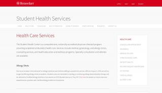 
                            2. Health Care Services | Student Health Services - RPI Student Health ... - Rpi Health Portal